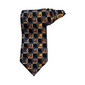 Disney Winnie The Pooh Piglet Eeyore Tigger Vintage Novelty Necktie Cartoon